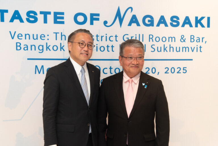 ‎ผู้ว่าราชการจังหวัดนางาซากิ จัดงานเลี้ยงรับรองสุดพิเศษ เดินหน้าส่งเสริมอาหารและการท่องเที่ยวญี่ปุ่น TASTE OF NAGASAKI   ‎